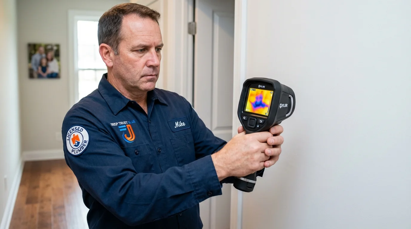 Thermal imaging leak detection by Johns Plumbing LLC in Dillon